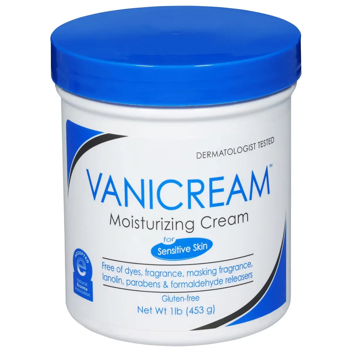 Vanicream Moisturizing Cream for Sensitive Skin - Unscented - 16oz: Hypoallergenic, Paraben-Free, Vegan
