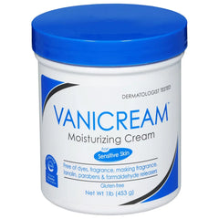Vanicream Moisturizing Cream for Sensitive Skin - Unscented - 16oz: Hypoallergenic, Paraben-Free, Vegan