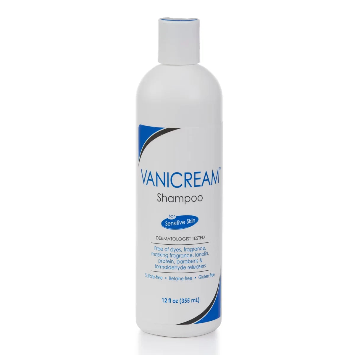 Vanicream Shampoo for Sensitive Skin - Unscented - 12 fl oz: Basic Cleansing, Oil Control, Hypoallergenic, Vegan